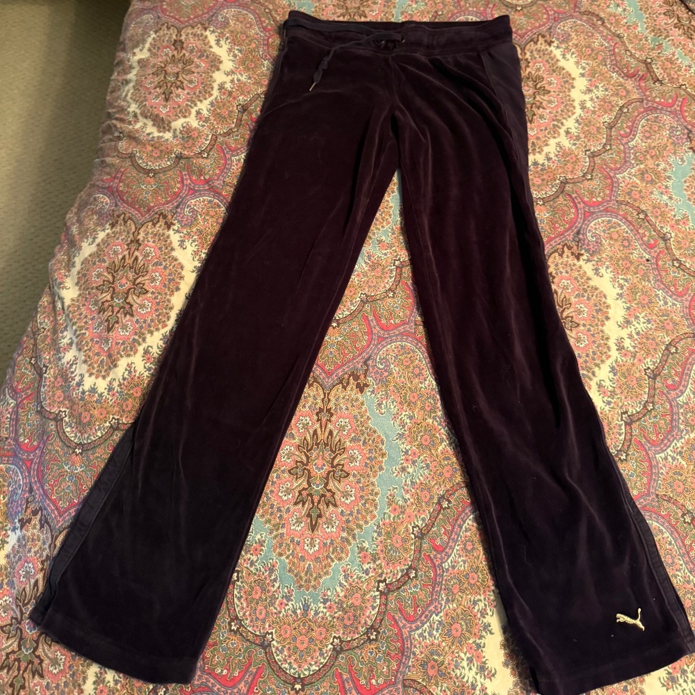 Puma Velvet Black Pants